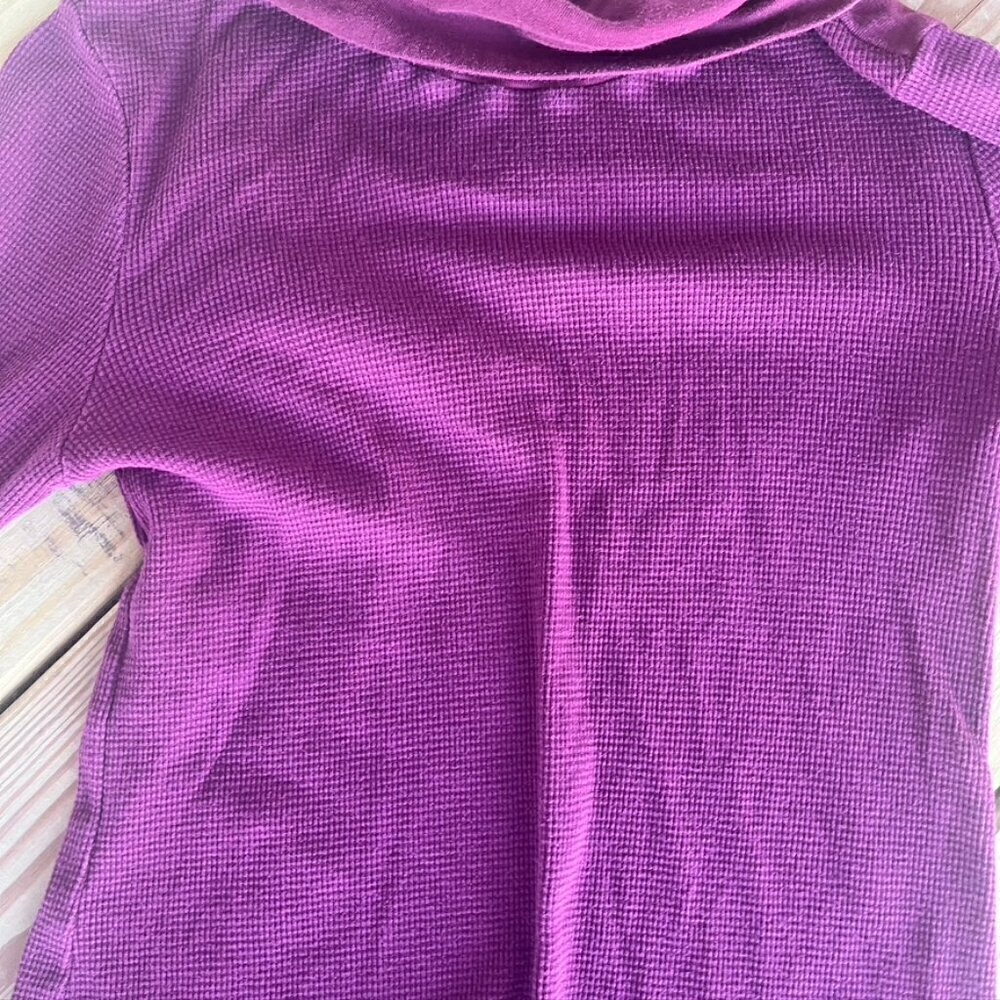 ** Michael Stars Evereve Cowlneck Sweater Waffle knit Shirt Small - Picture 5 of 10